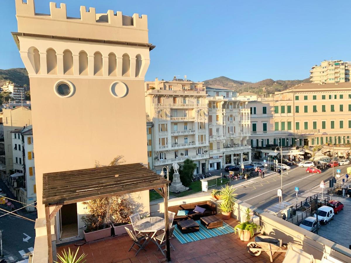 Hotel Castello Miramare Genua Exterior foto